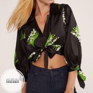 Cynthia Rowley Praia Crop Top
